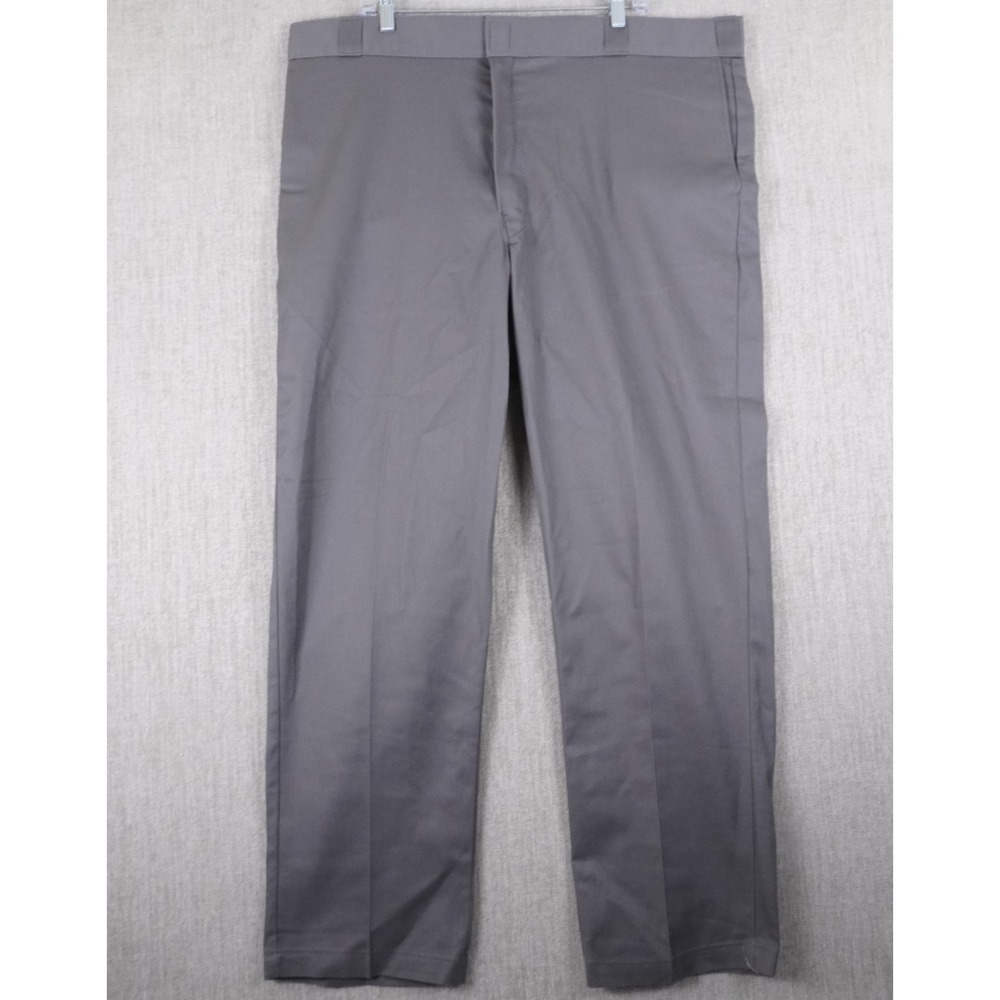 Dickies 874 Men's Gray Original Fit Work Pants 44x32 New With Tags Flex
